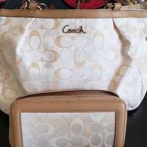 Coach bag and Wallet